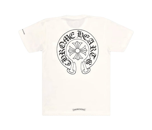 Chrome Hearts Horse Shoe Logo Pocket Black Tee