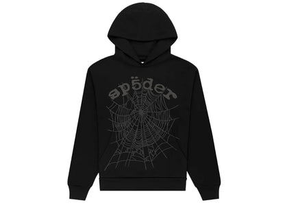 Sp5der Phantom Web Hoodie 'Black'