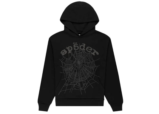 Sp5der Phantom Web Hoodie 'Black'