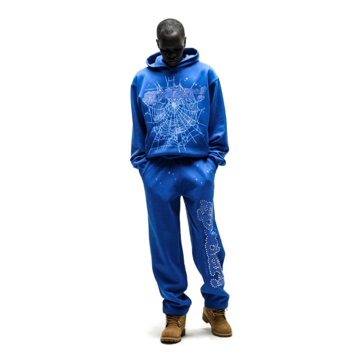 Sp5der Rhinestone Punk V2 Hoodie